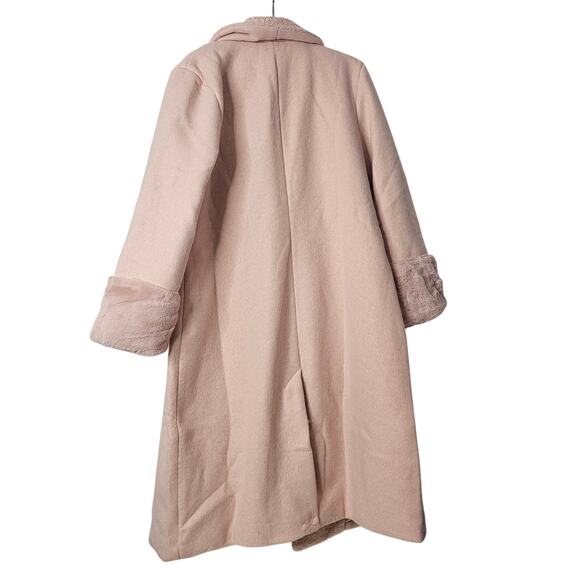 Free People HUTCH Collab Overcoat Mixed Media Fur Boucle Xlarge NWT - Picture 12 of 12